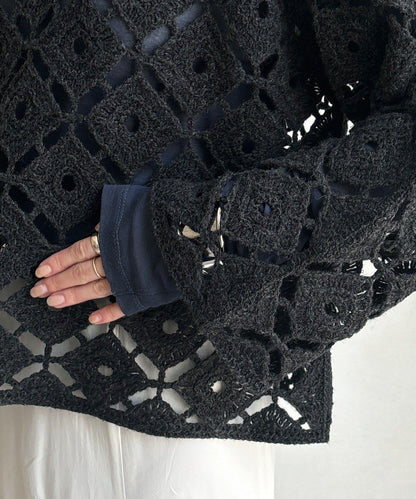 【DouDou】鉤針刺繡套頭衫