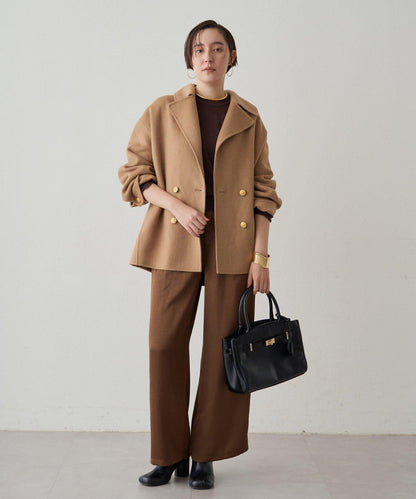 寬腰帶緞面長褲 2nd