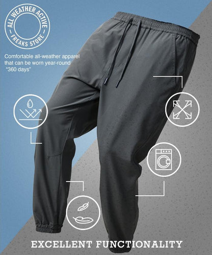 全氣候運動服 可收納輕便休閒束腳褲