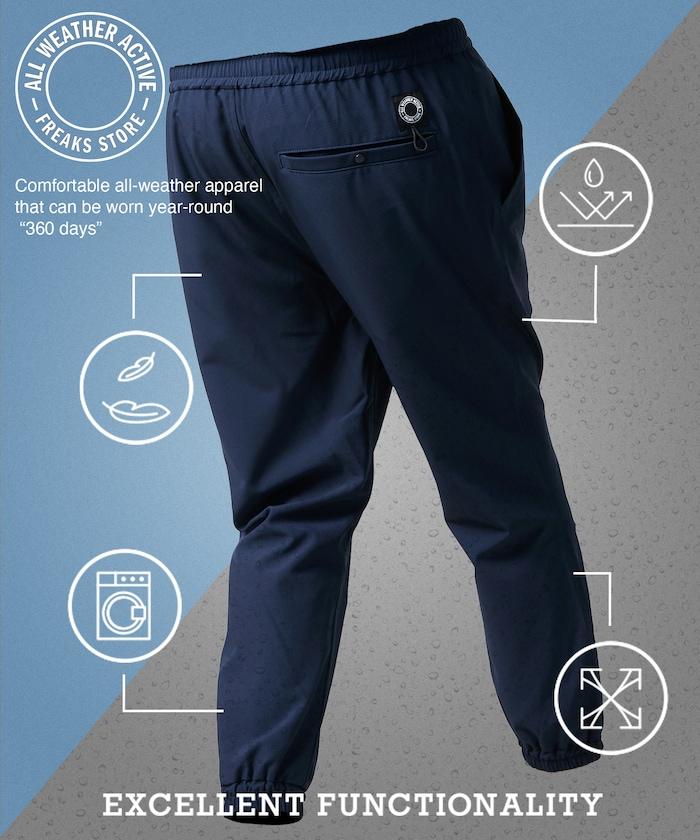 全氣候運動服 可收納輕便休閒束腳褲