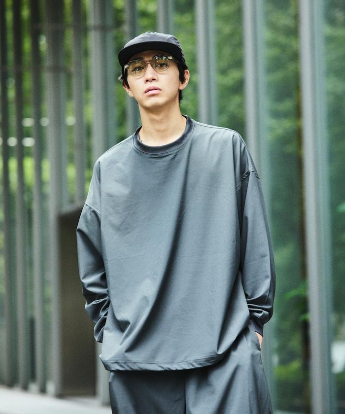 全氣候運動服/寬鬆版可收納套裝/圓領套頭衫/長褲