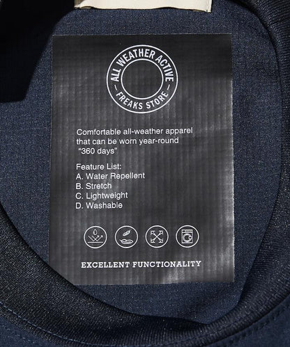 全氣候運動服/寬鬆版可收納套裝/圓領套頭衫/長褲