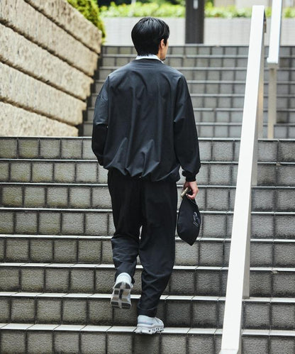 全氣候運動服/寬鬆版可收納套裝/圓領套頭衫/長褲