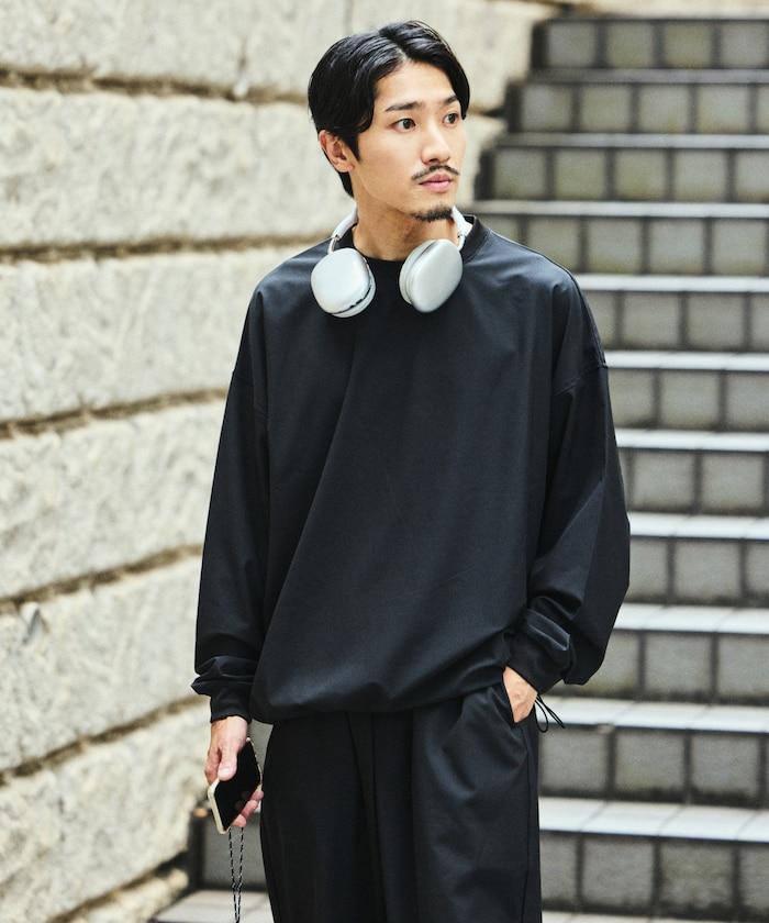 全氣候運動服/寬鬆版可收納套裝/圓領套頭衫/長褲