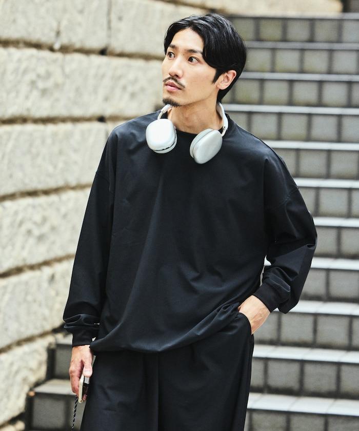 全氣候運動服/寬鬆版可收納套裝/圓領套頭衫/長褲