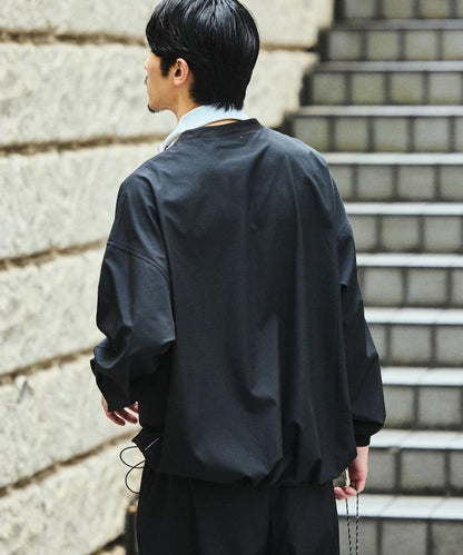 全氣候運動服/寬鬆版可收納套裝/圓領套頭衫/長褲