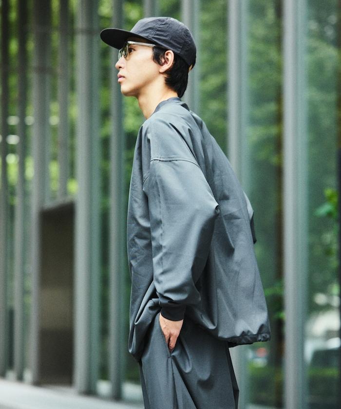 全氣候運動服/寬鬆版可收納套裝/圓領套頭衫/長褲