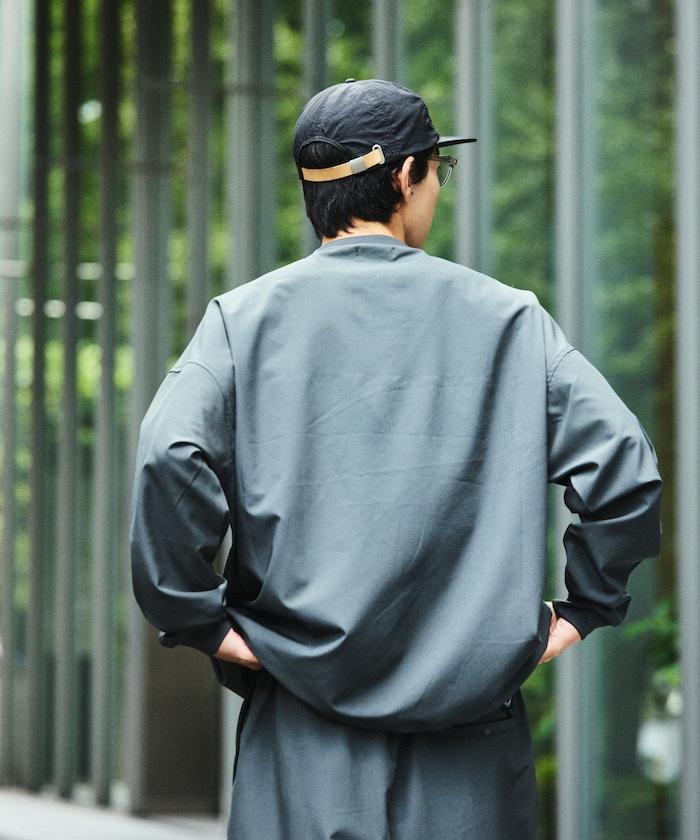 全氣候運動服/寬鬆版可收納套裝/圓領套頭衫/長褲