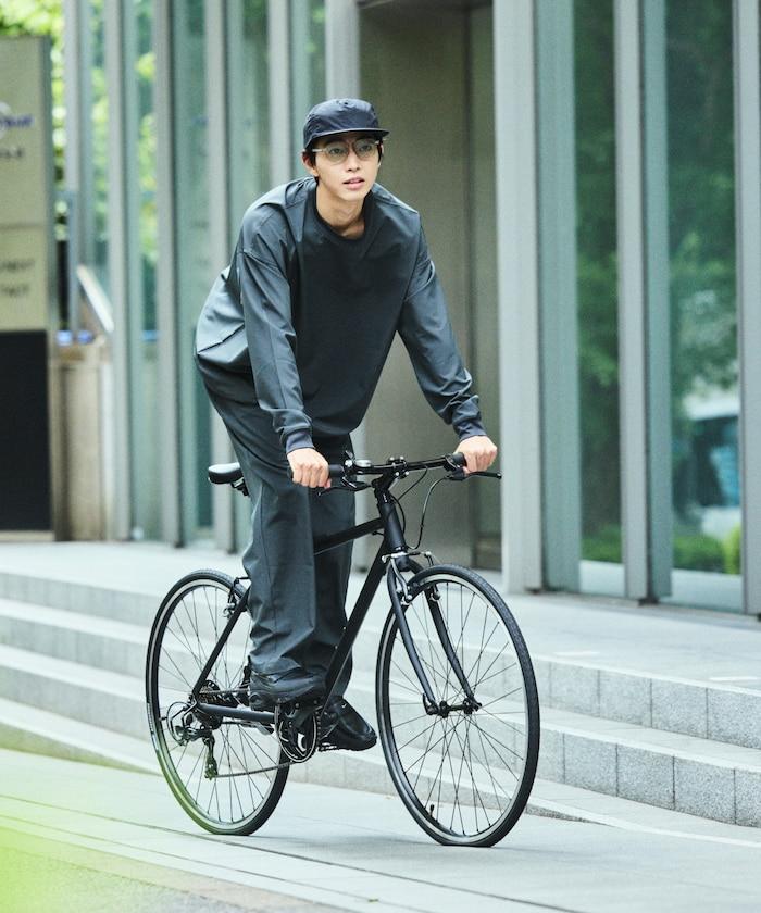 全氣候運動服/寬鬆版可收納套裝/圓領套頭衫/長褲