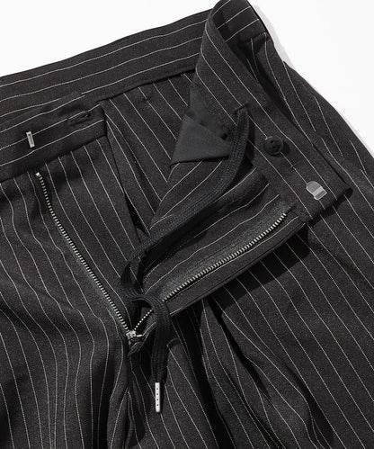 寬鬆版型桶形西裝褲