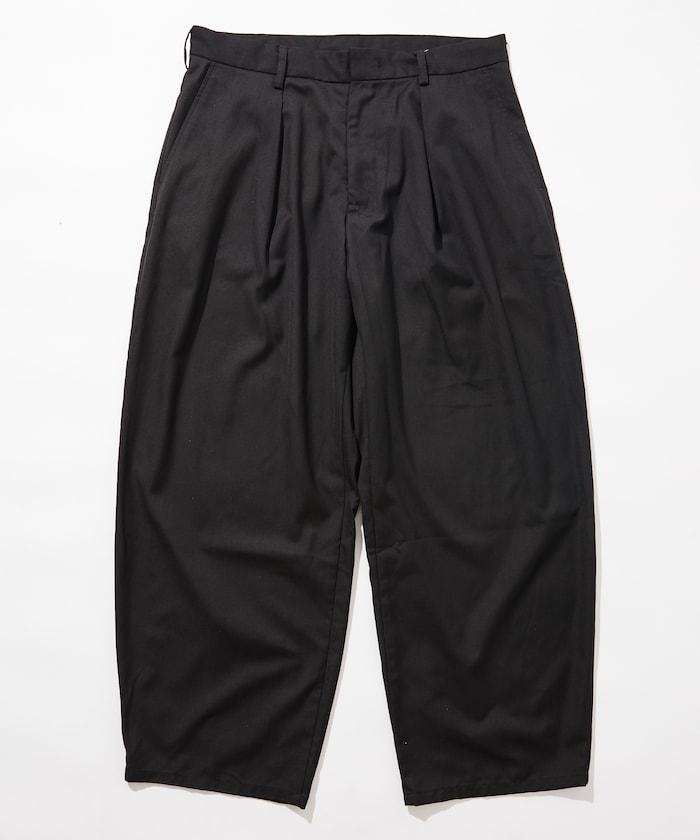 寬鬆版型桶形西裝褲