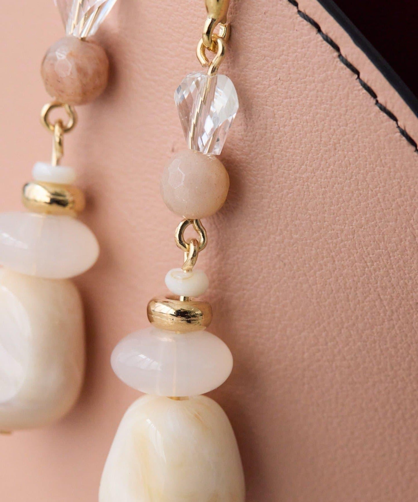 【ear PAPILLONNER】漸變大理石紋耳環