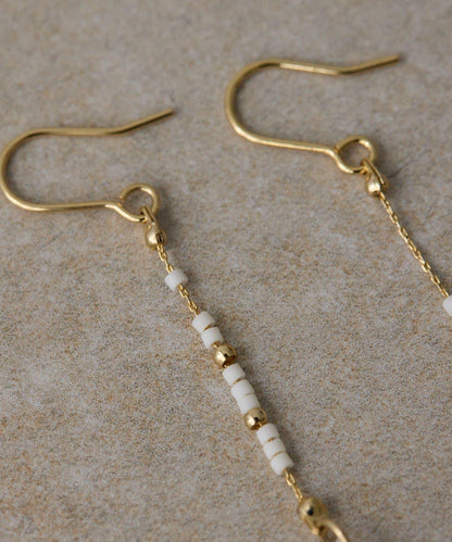 【ear PAPILLONNER】長款水晶耳環