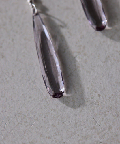 【ear PAPILLONNER】長款水晶耳環