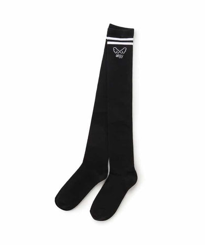 天使標誌過膝襪