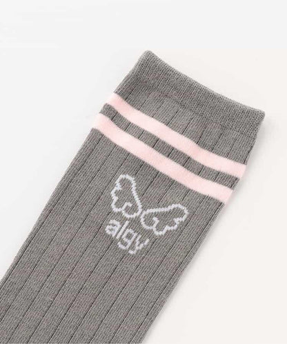 天使標誌過膝襪