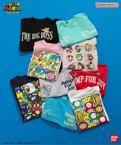 超級馬里奧 肘部補丁T恤