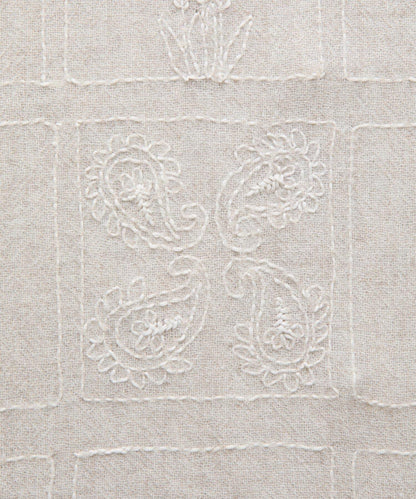 《CITRUS》刺繡流蘇圍巾