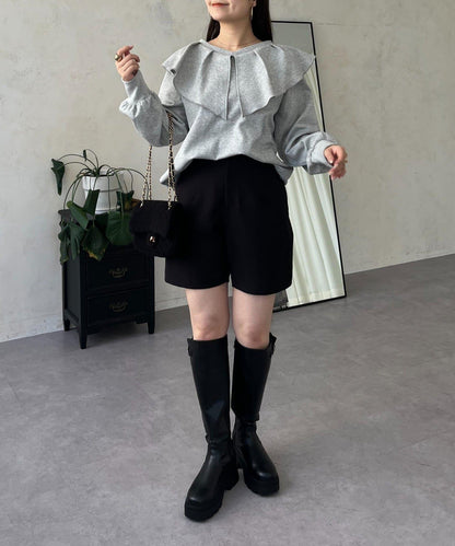大翻領衛衣