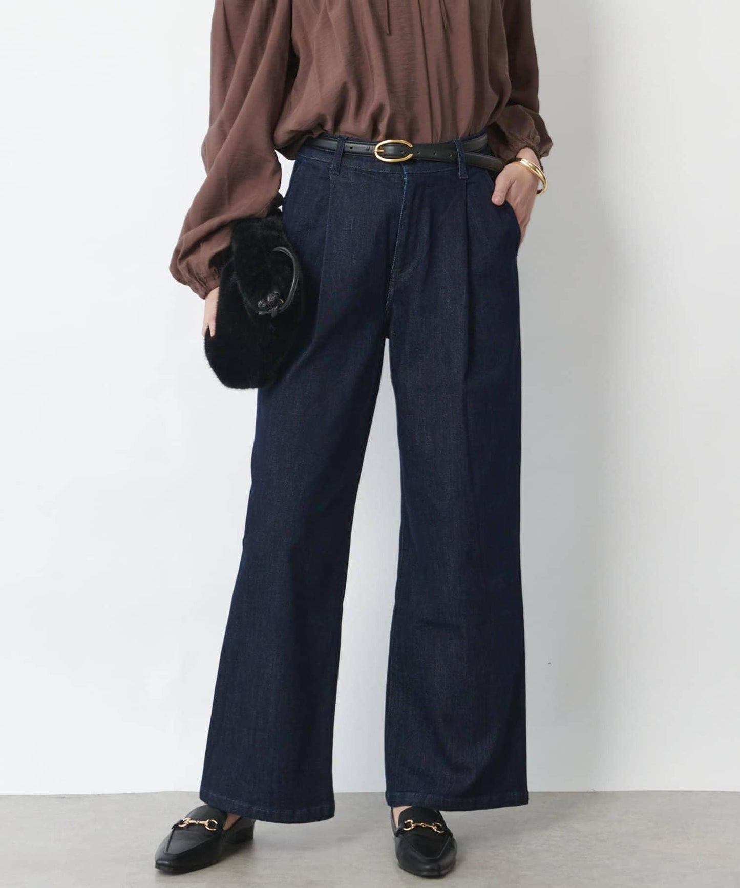 【驚人彈力無壓力】高彈力寬鬆牛仔褲