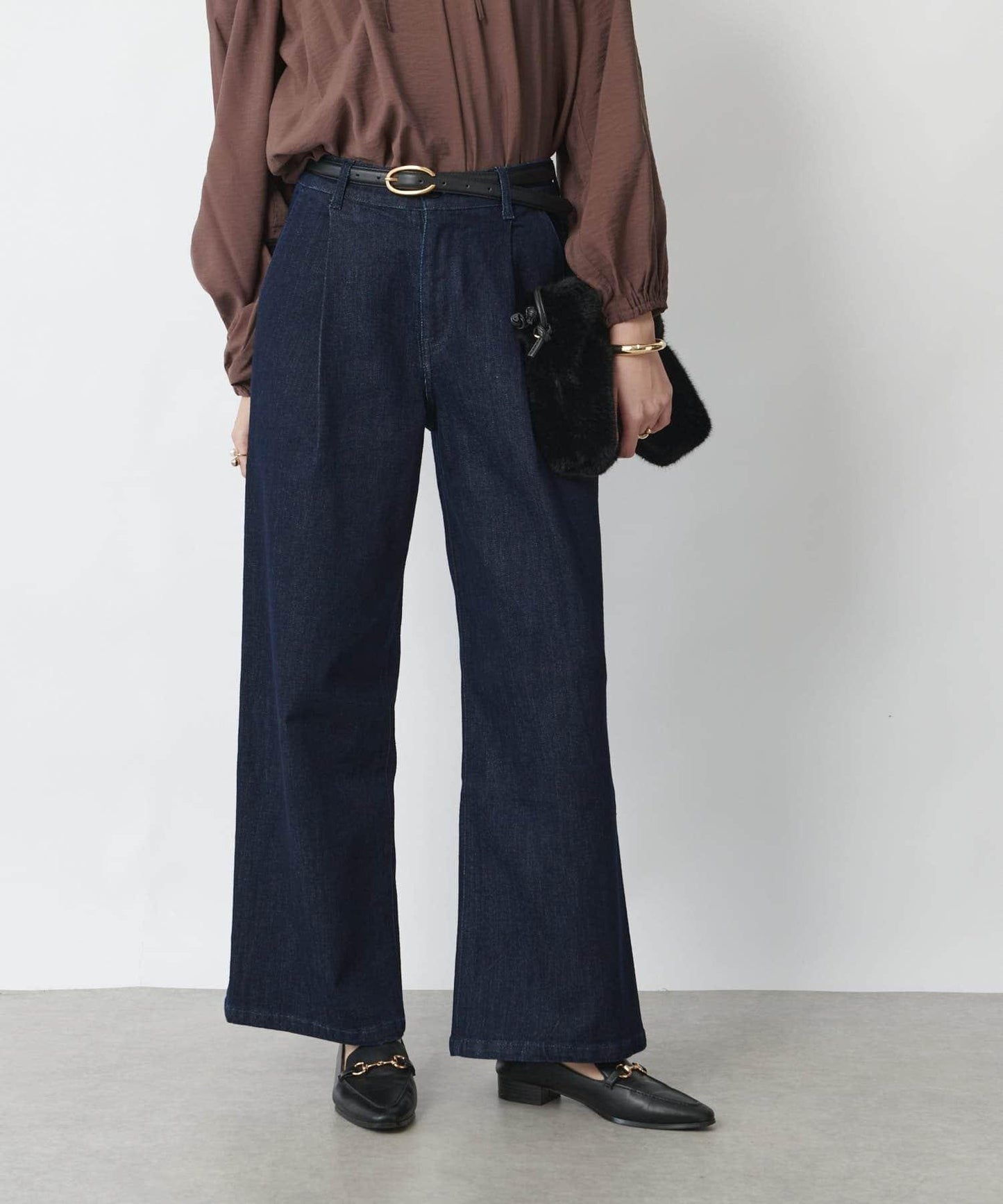 【驚人彈力無壓力】高彈力寬鬆牛仔褲