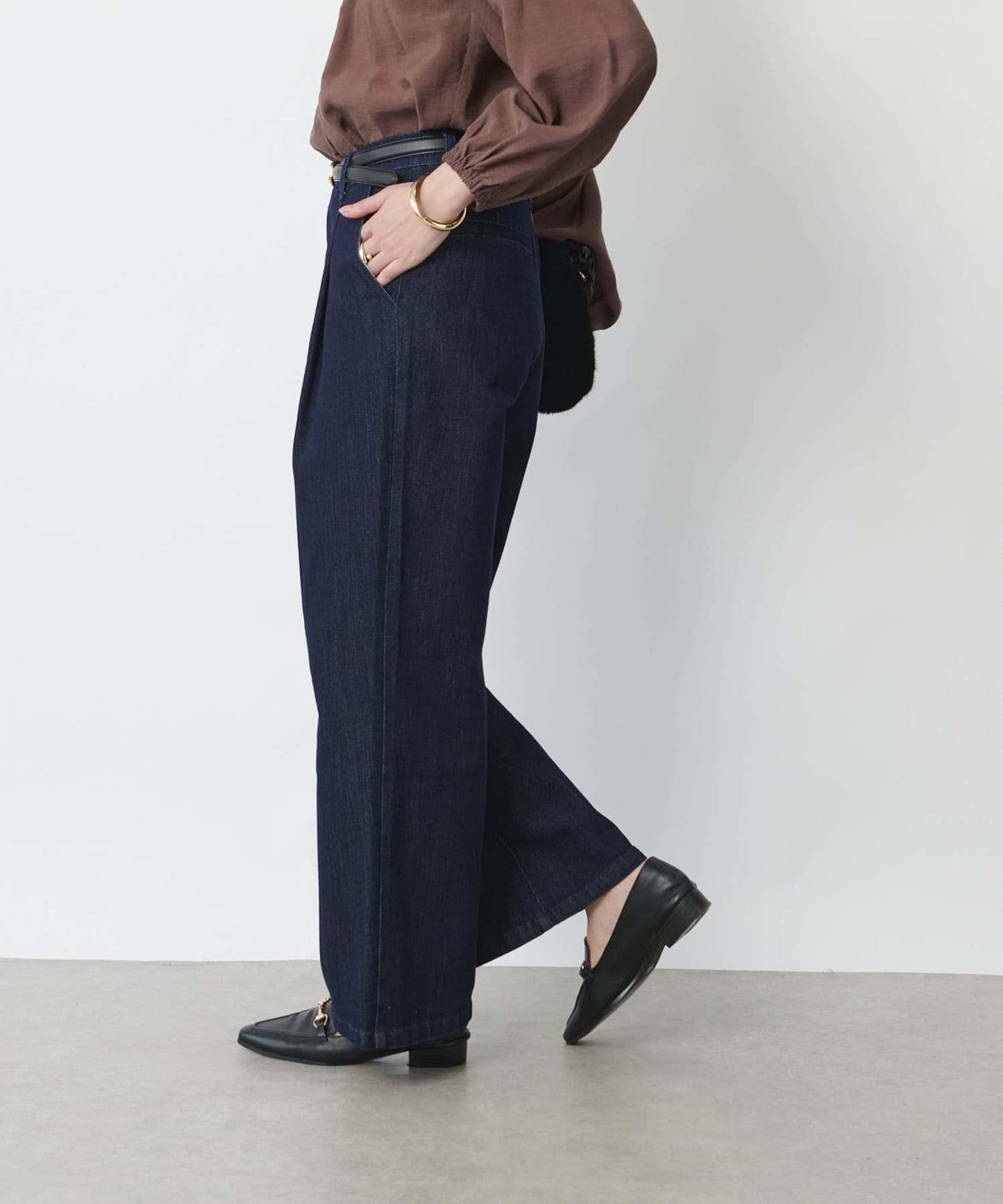 【驚人彈力無壓力】高彈力寬鬆牛仔褲