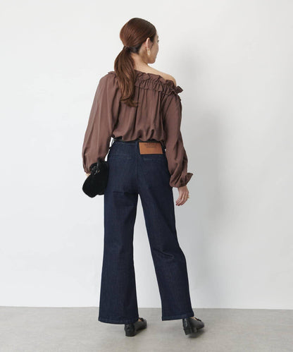 【驚人彈力無壓力】高彈力寬鬆牛仔褲