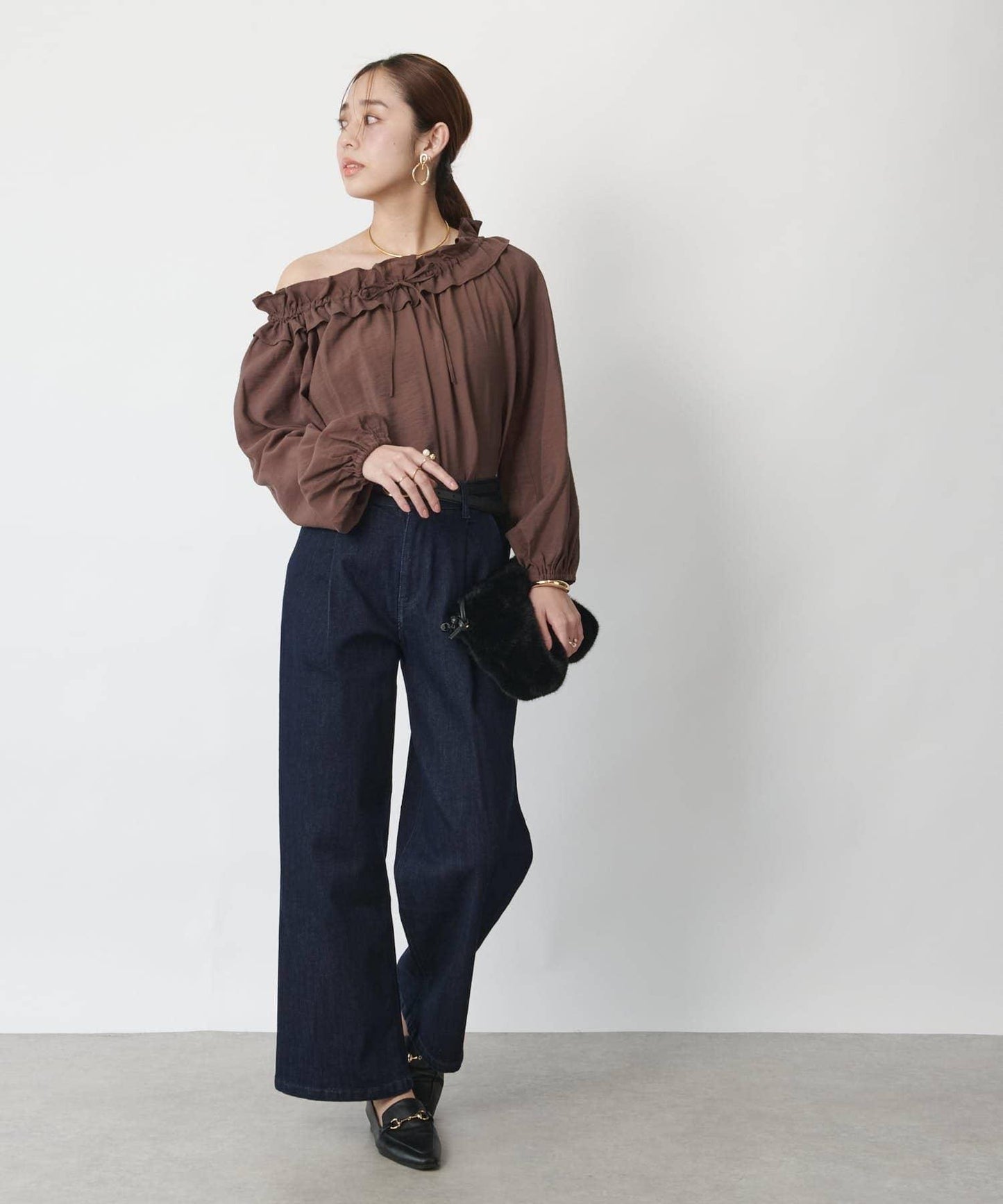 【驚人彈力無壓力】高彈力寬鬆牛仔褲