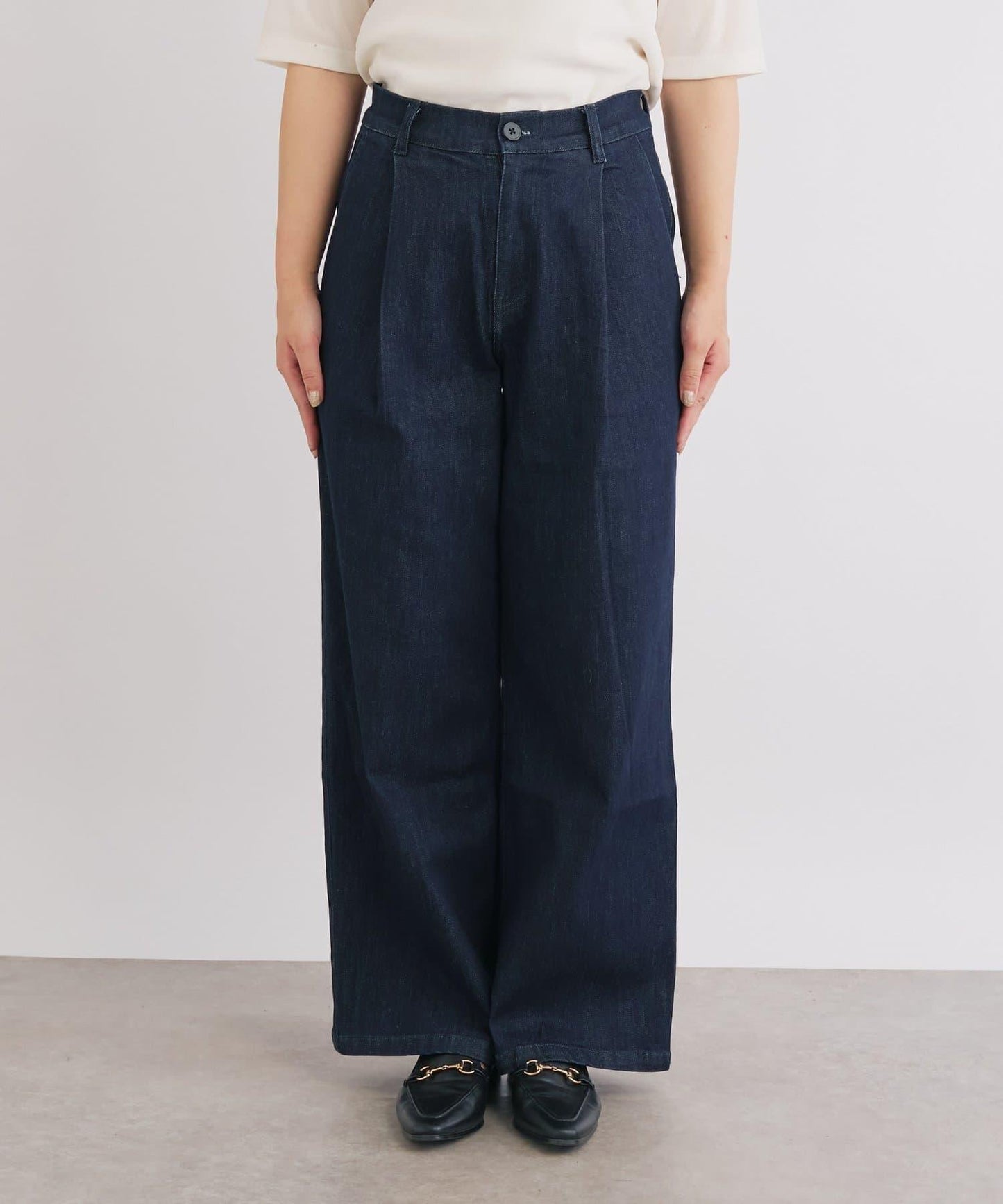 【驚人彈力無壓力】高彈力寬鬆牛仔褲