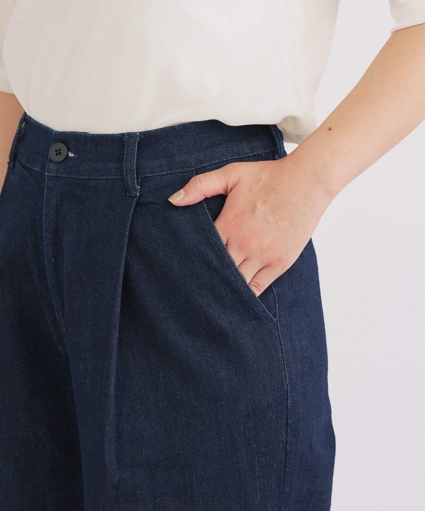 【驚人彈力無壓力】高彈力寬鬆牛仔褲