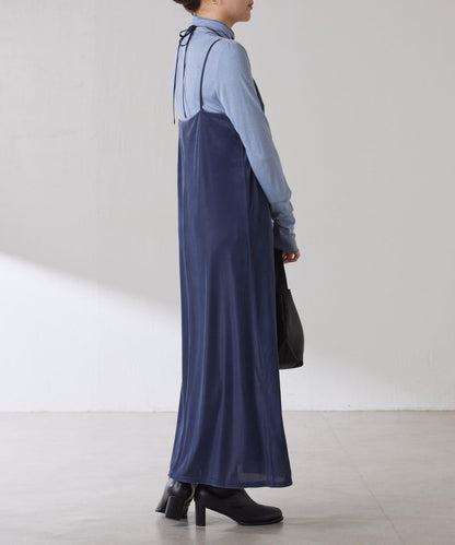 【可水洗上衣】羊毛混紡透視高領衫