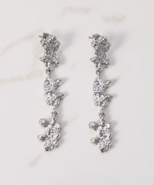 【PAPILLONNER/パピヨネ】不對稱耳環