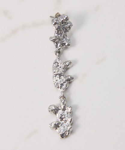 【PAPILLONNER/パピヨネ】不對稱耳環