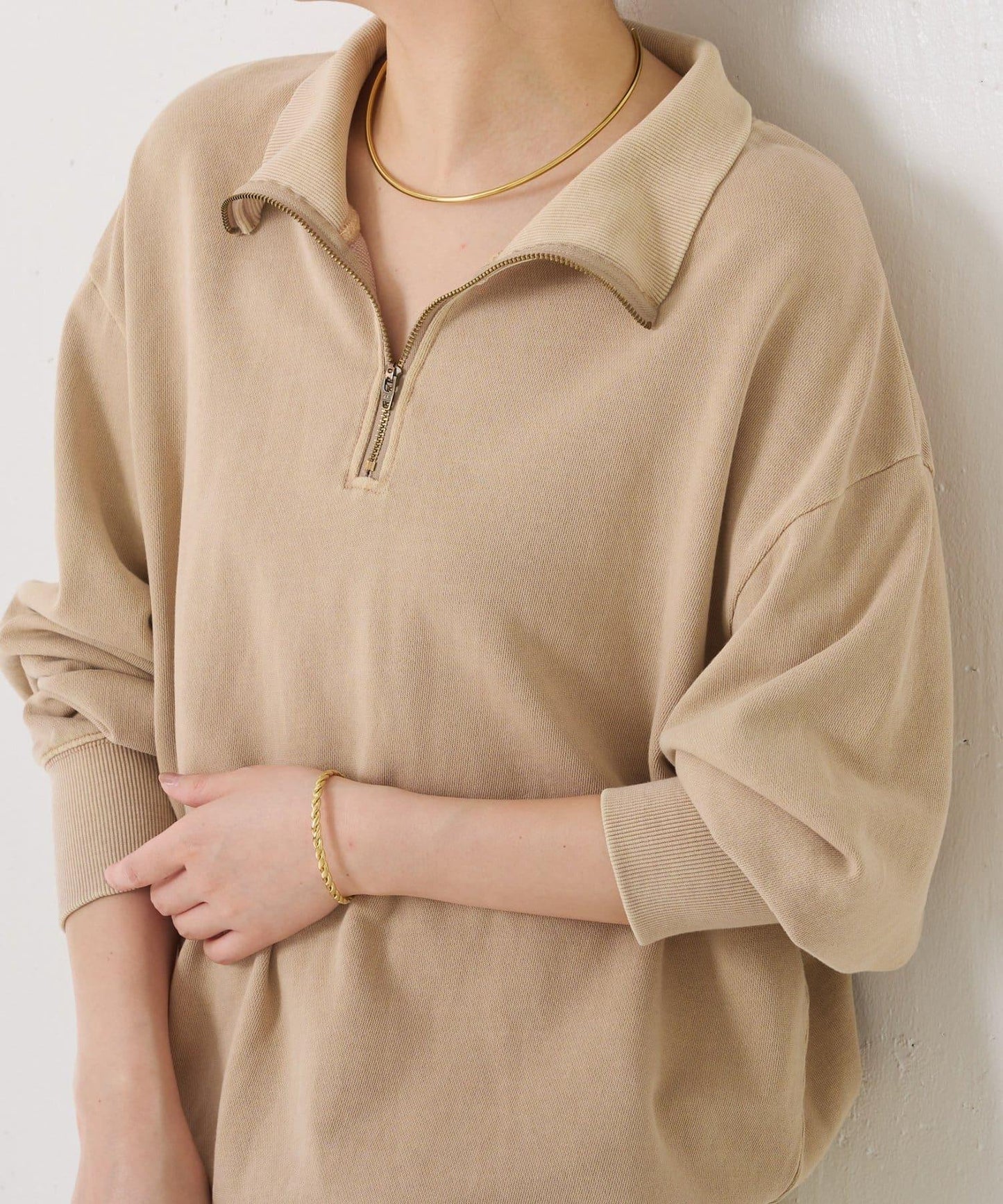 【大人休閒衛衣】半拉鍊衛衣