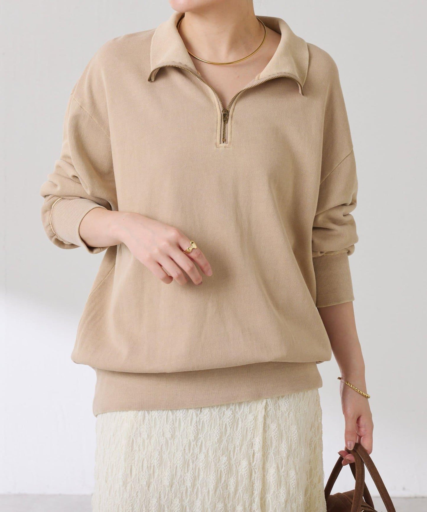 【大人休閒衛衣】半拉鍊衛衣