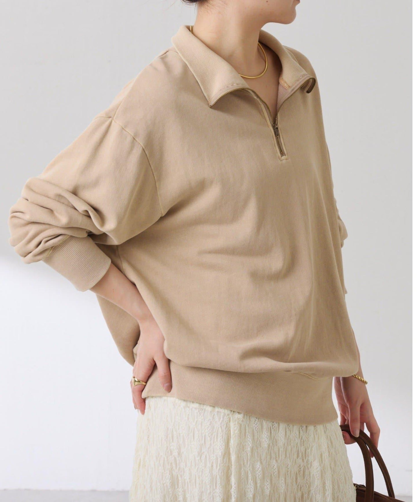 【大人休閒衛衣】半拉鍊衛衣