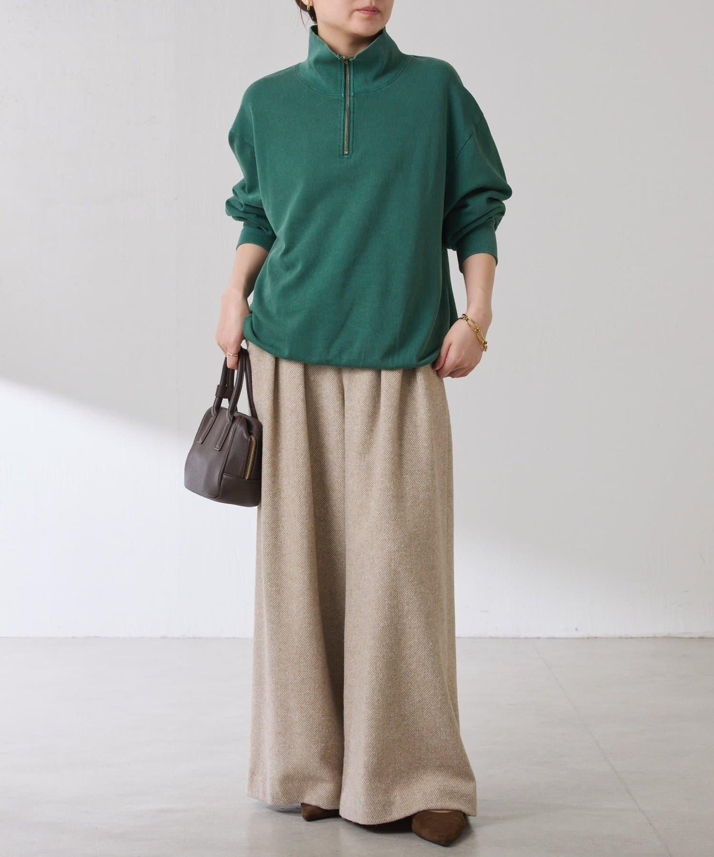 【大人休閒衛衣】半拉鍊衛衣