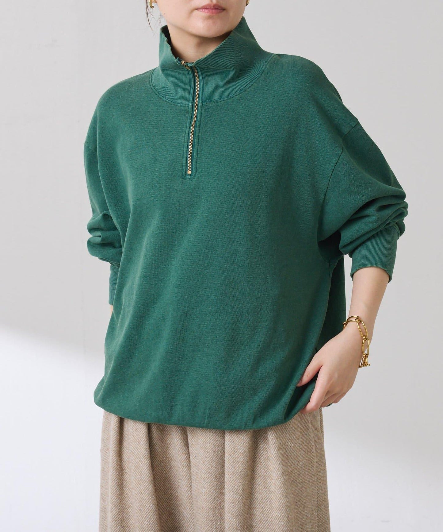 【大人休閒衛衣】半拉鍊衛衣