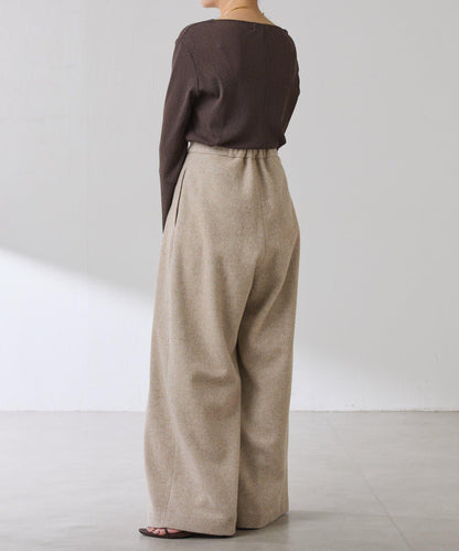 【可作內搭】透視亮絲羅紋方領上衣