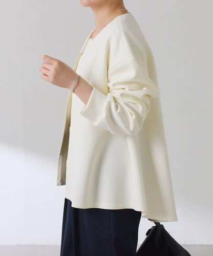 紙板荷葉邊開衫/套裝服