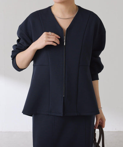 紙板荷葉邊開衫/套裝服