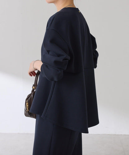 紙板荷葉邊開衫/套裝服