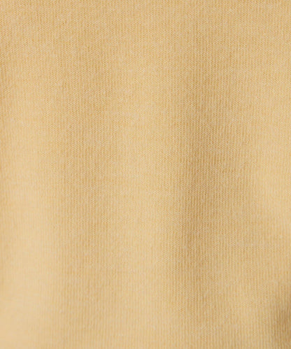 天鵝絨拼接長袖T恤