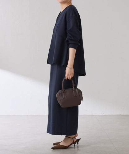 紙板荷葉邊開衫/套裝服