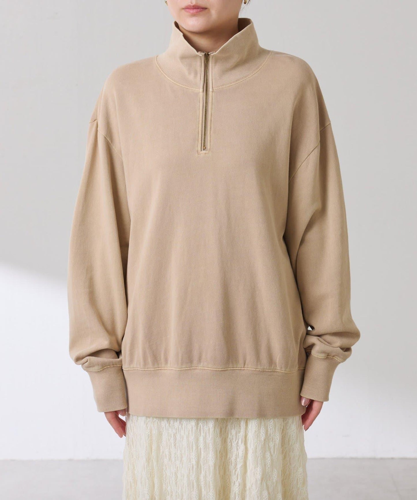 【大人休閒衛衣】半拉鍊衛衣