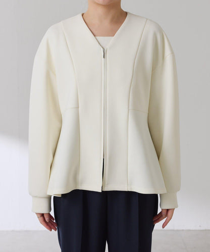 紙板荷葉邊開衫/套裝服