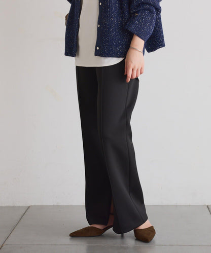 【2尺碼可選/高彈力】壓褶微喇叭褲