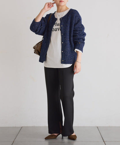 【2尺碼可選/高彈力】壓褶微喇叭褲