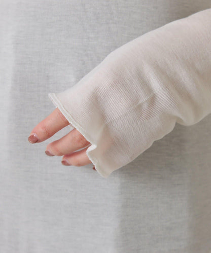 【可水洗上衣】羊毛混紡透視高領衫