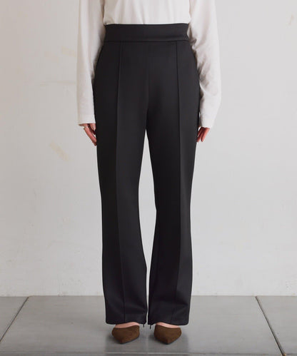 【2尺碼可選/高彈力】壓褶微喇叭褲